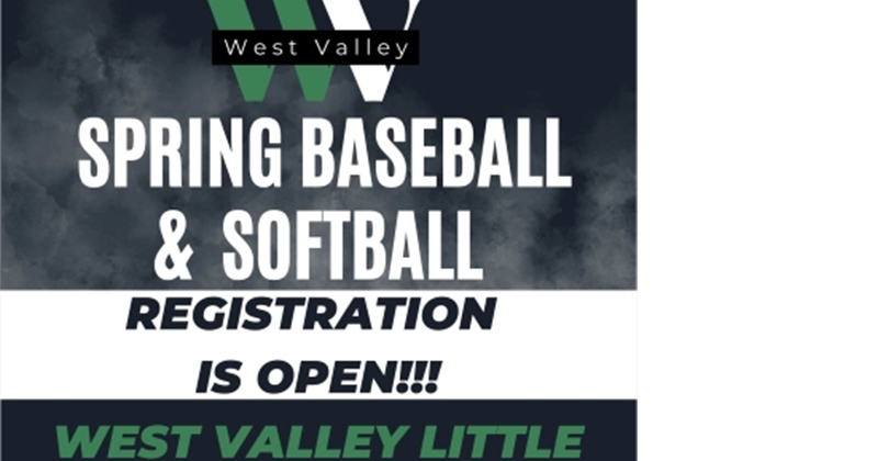 2024 Spring Baseball and Softball Registration Now Open!