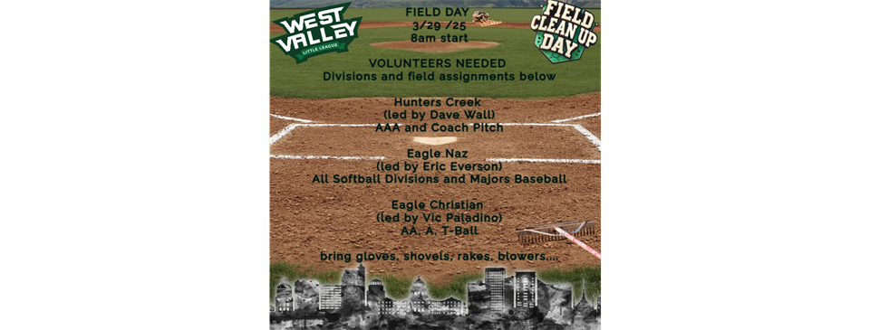 3/29 8am Field Day (Updated Time)