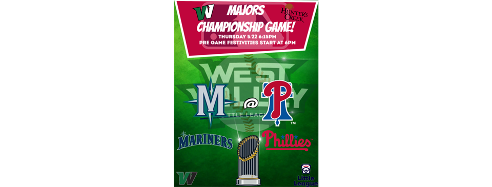 Majors Championship Game 5/22 