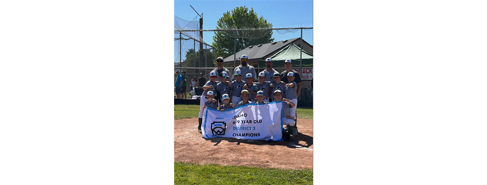 WVLL 9U go undefeated and are District Champions