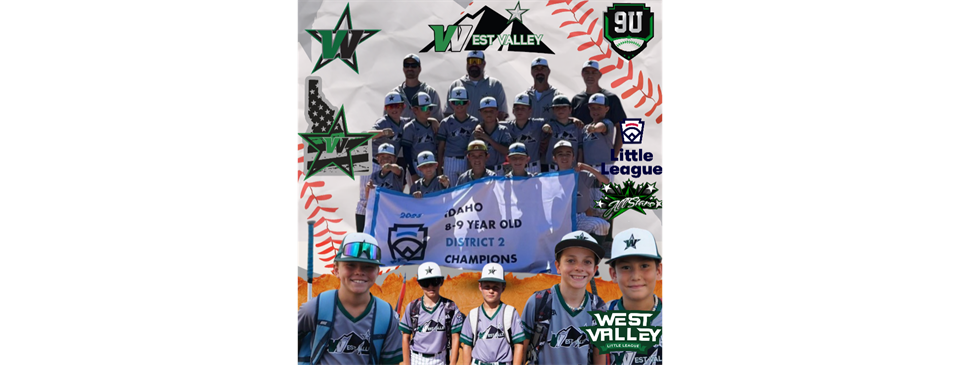 WVLL 9U are District Champions