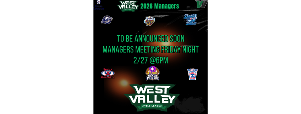 Managers to be Announced soon and Meeting
