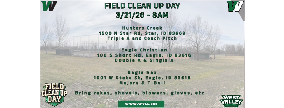 FIeld Day 3/21/26 8AM